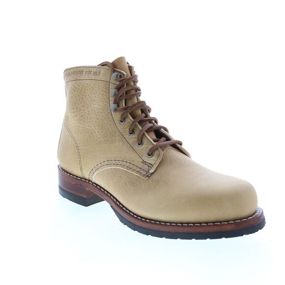 Wolverine Mens 1000 Mile Evans Beige Boots (NWT) - Picture 2 of 7
